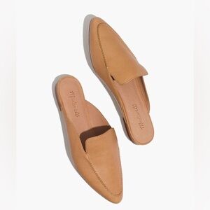 Madewell The Frances Loafer Mule Brown Leather Size 7 M Slip Shoe Chestnut
